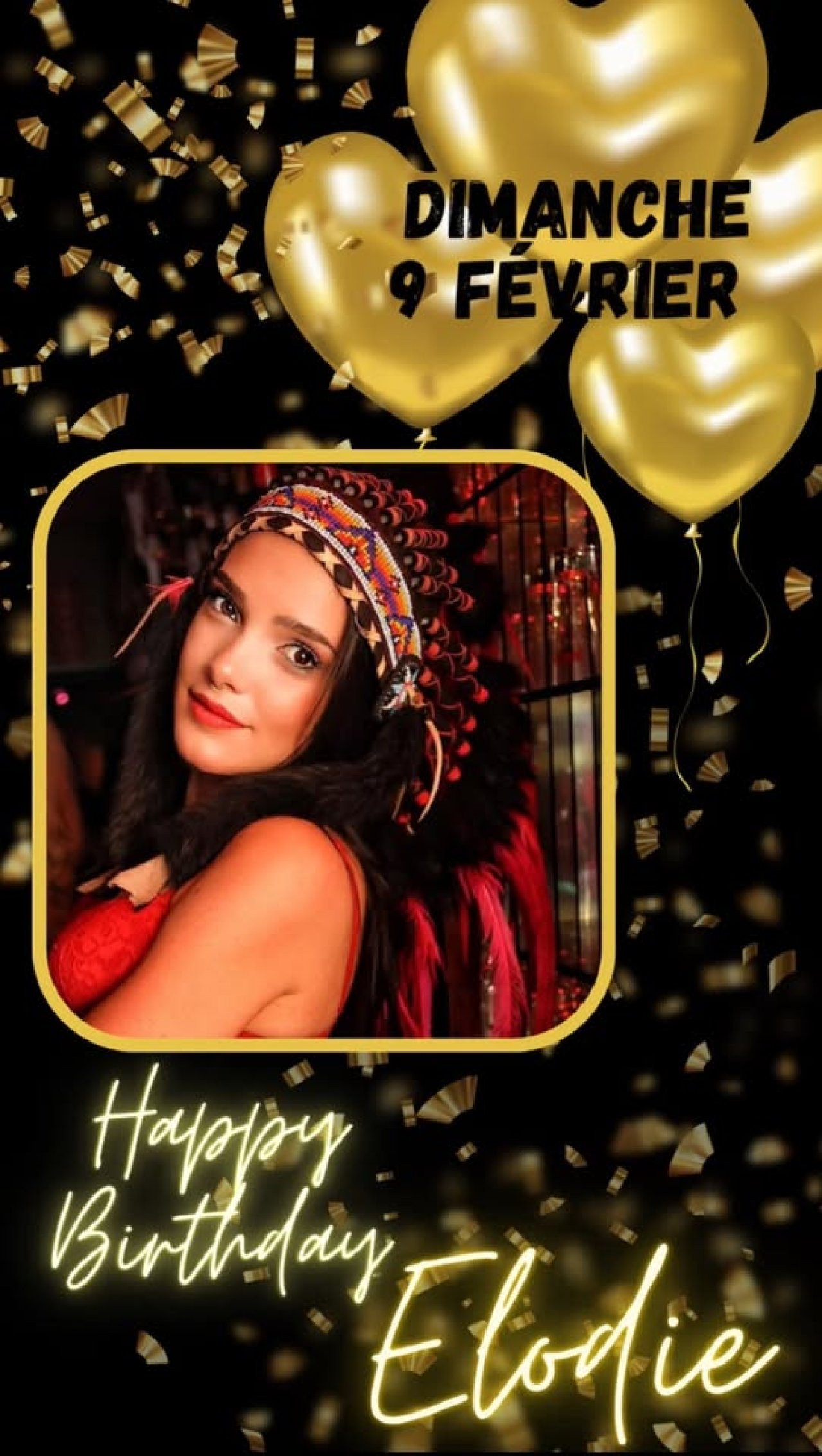 Image de l'évènement L’anniversaire De Notre Fabuleuse Serveuse Élodie