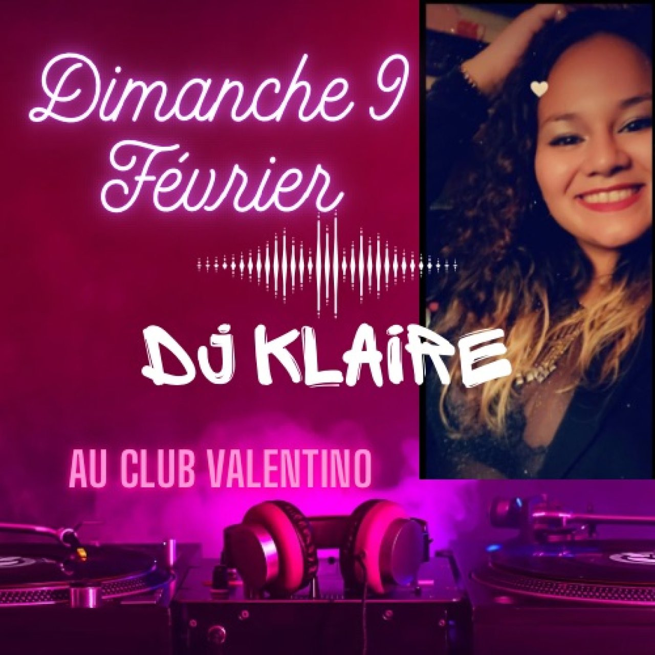 Image de l'évènement Claire Aux Platines