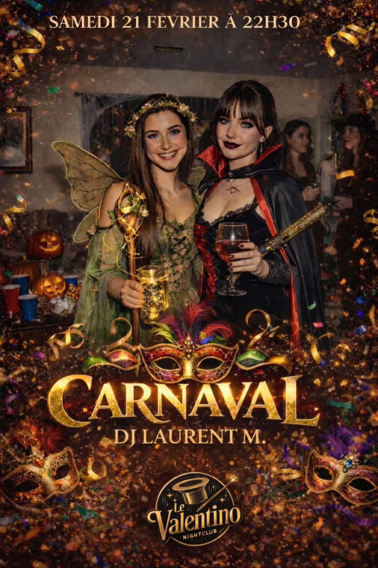 Soirée Carnaval Au Valentino !!!