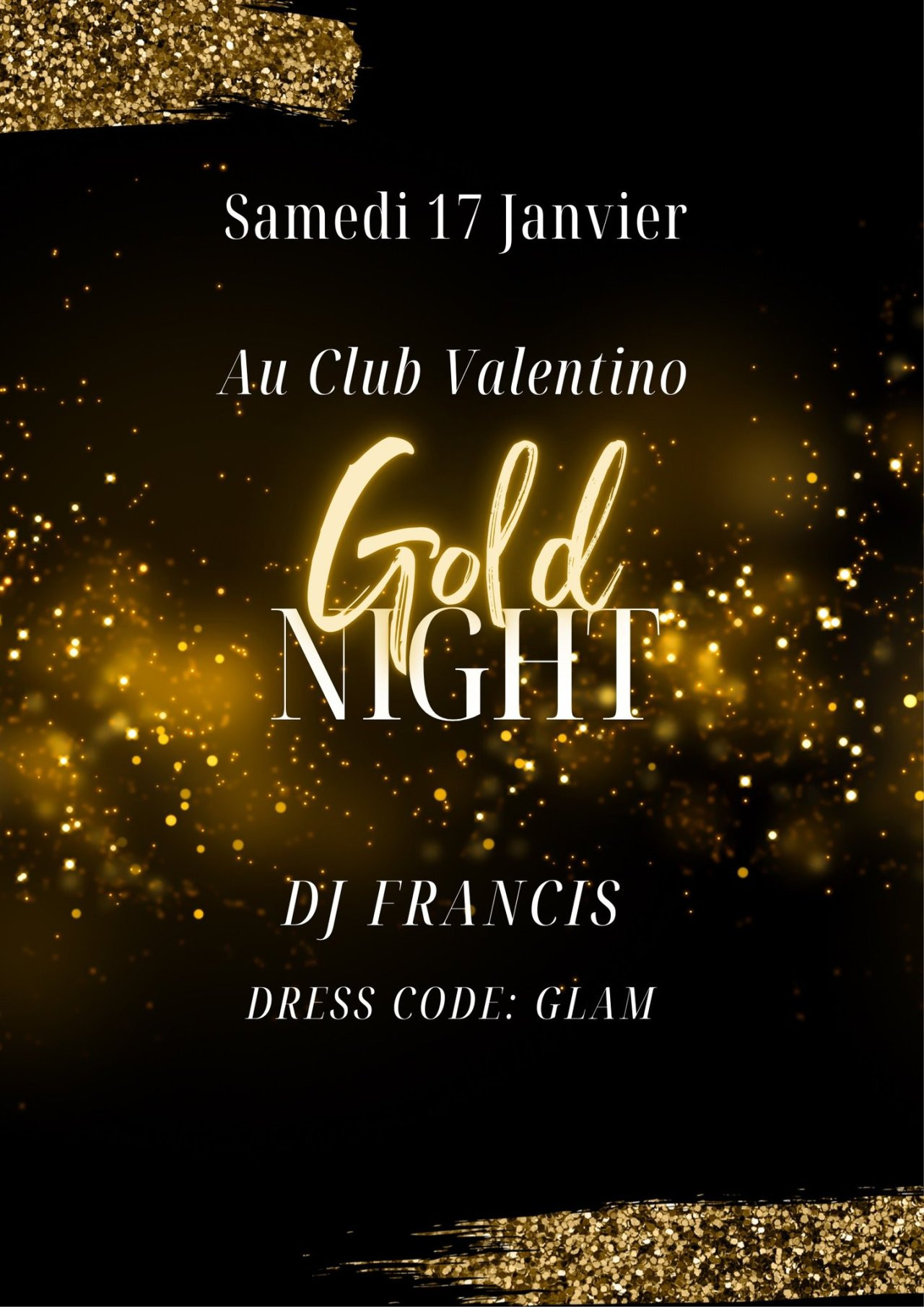 Image de l'évènement Gold Night !!!