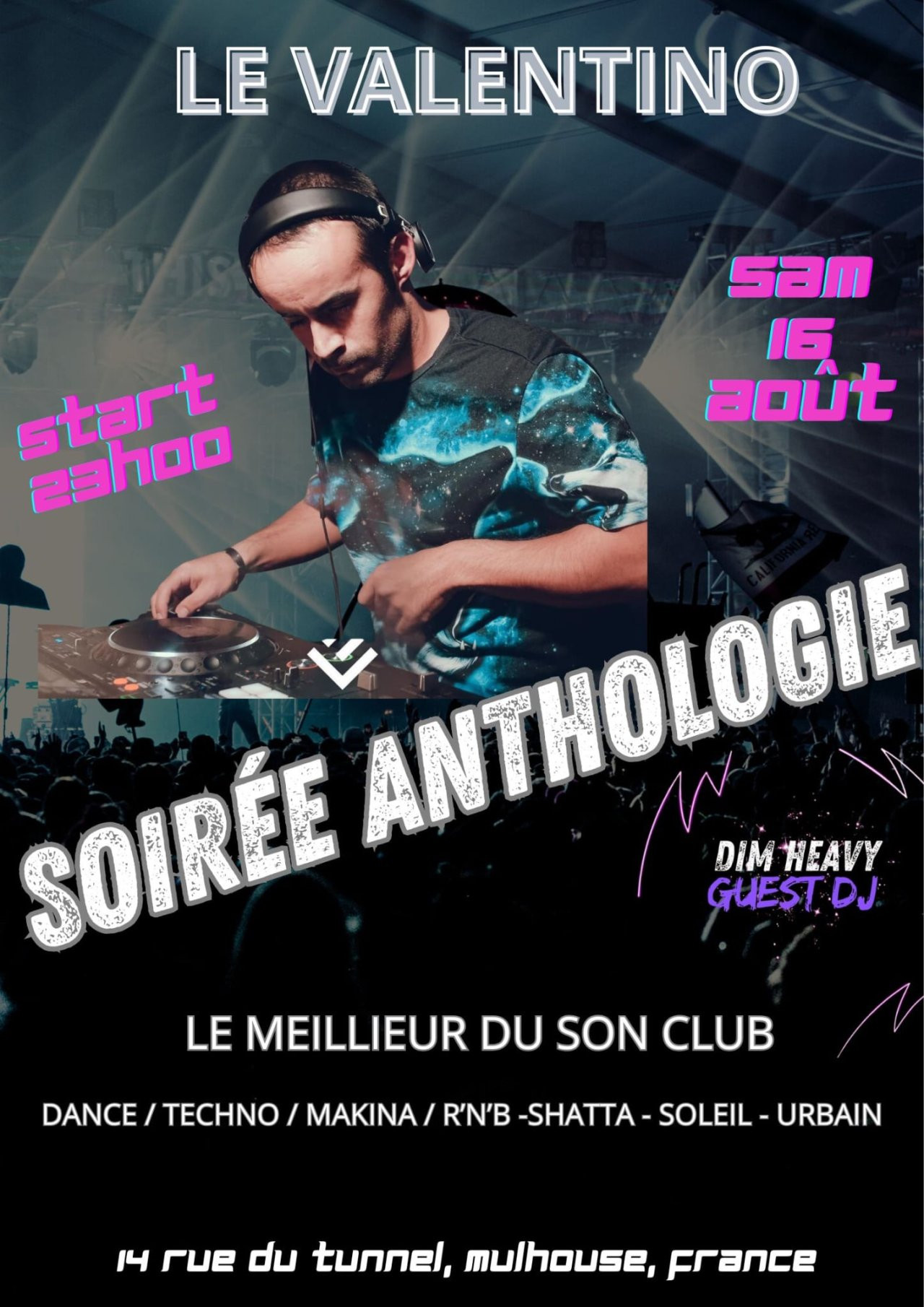 Image de l'évènement Soirée Anthologie !!!
