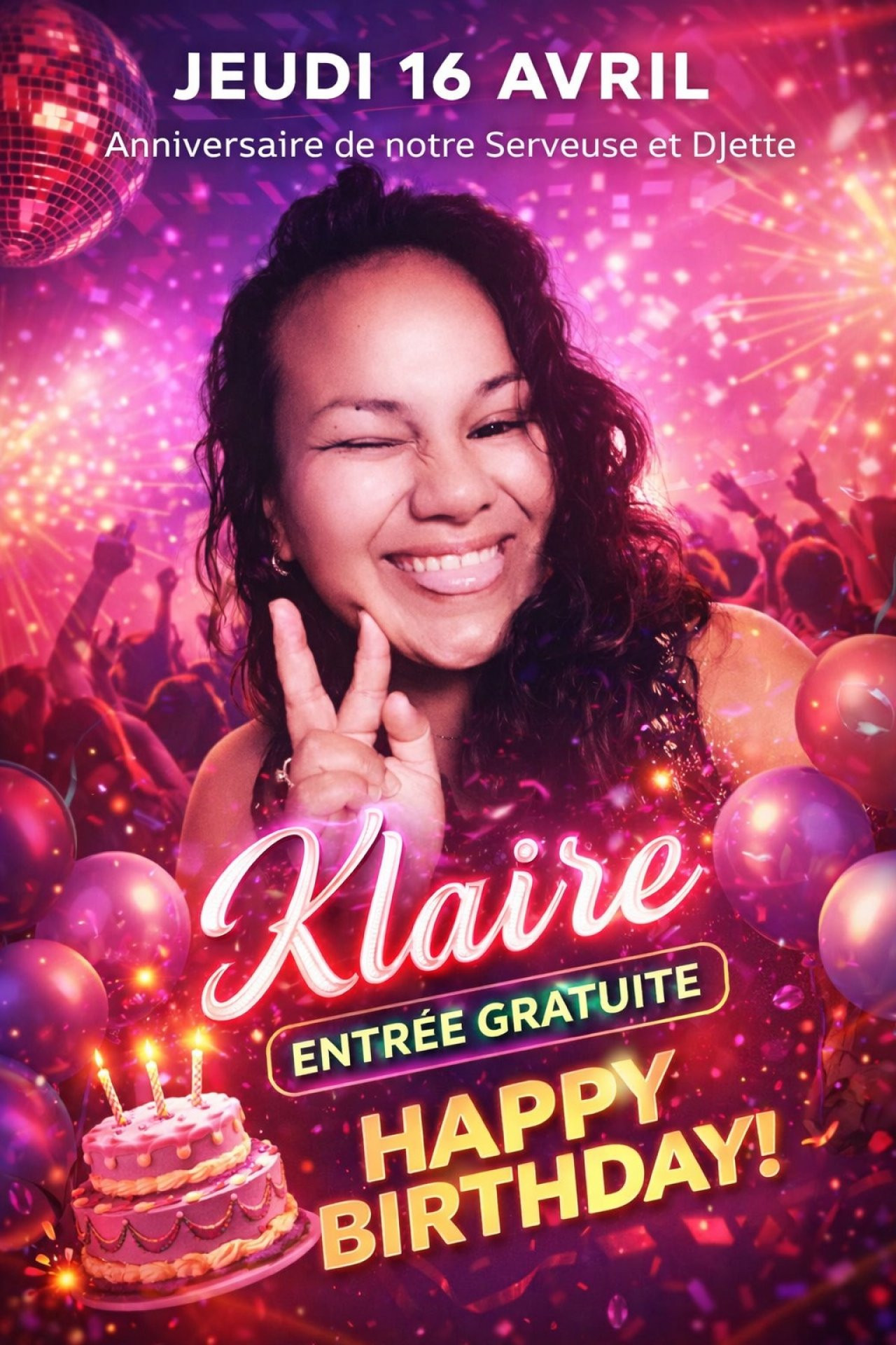 Anniversaire Klaire !!!