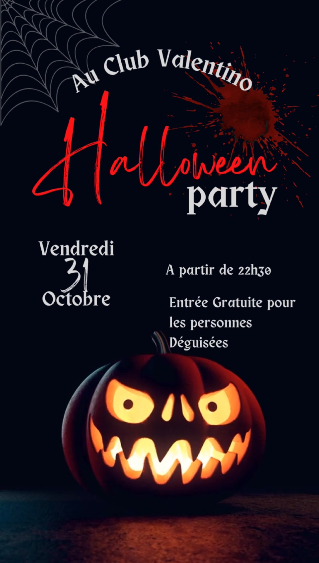 Soirée Halloween Au Valentino